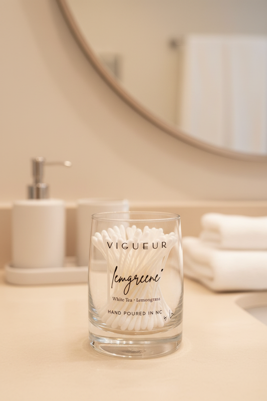 Vigueur Lemgreené - Cotton Swabs Bathroom