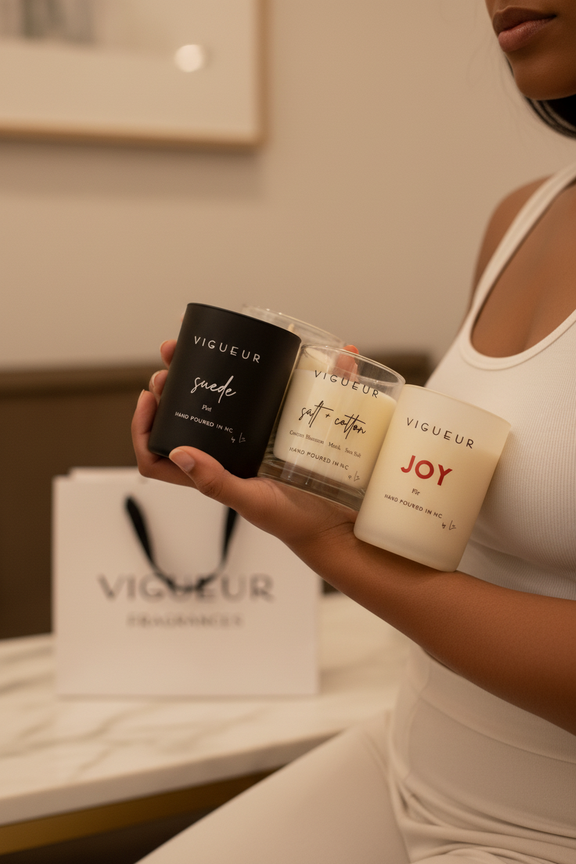 Vigueur — natural hold, room interior background