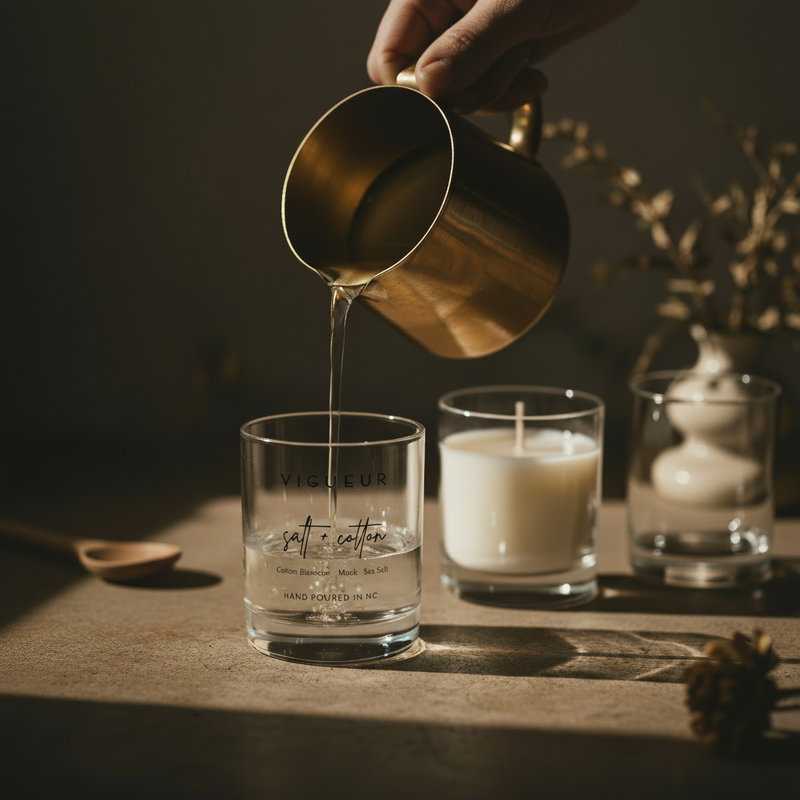 Wax pouring - subtle tint